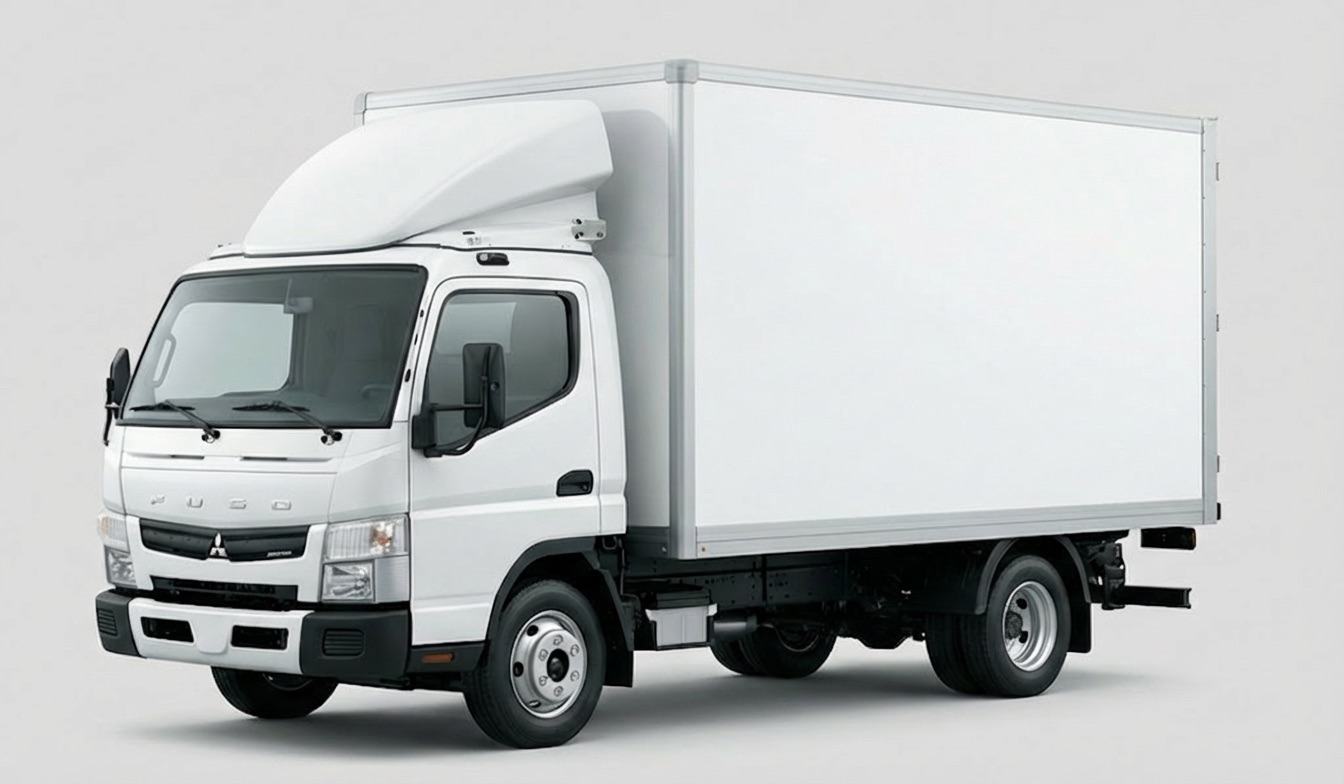 Mitsubishi Fuso — caisse avec hayon élévateur